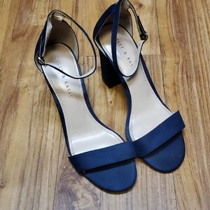 Kelly & Katie Navy Heeled Sandals